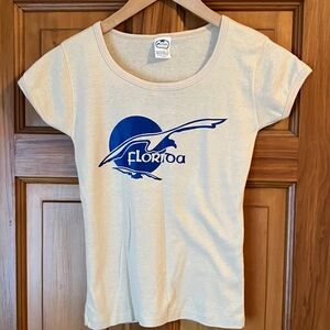 Anvil Beige Florida Graphic Tee